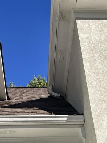Soffit damage