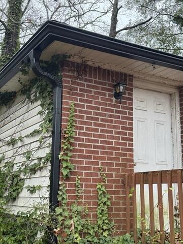 New downspout