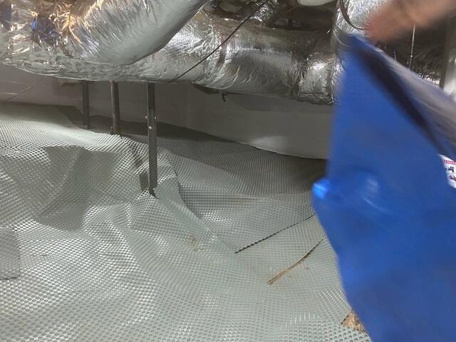 Drainage Matting Installed