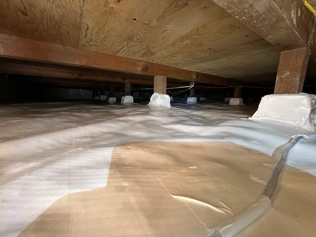 Clean and Encapsulated Crawl Space in Encinitas, California