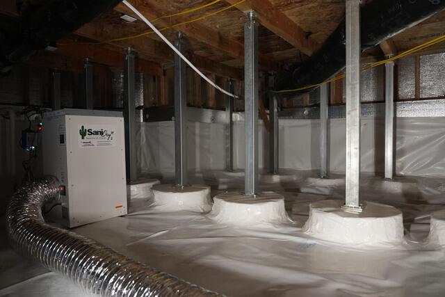 Finished Crawl Space