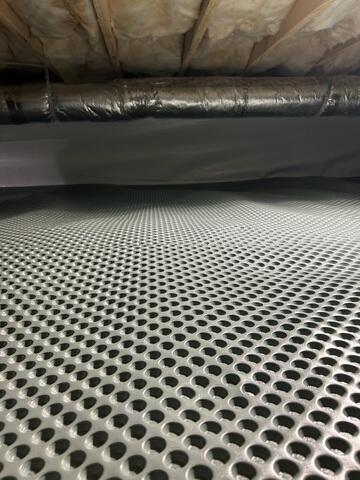 Drainage Matting Installed