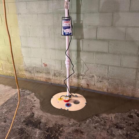 Reliable Sump Pump Installed