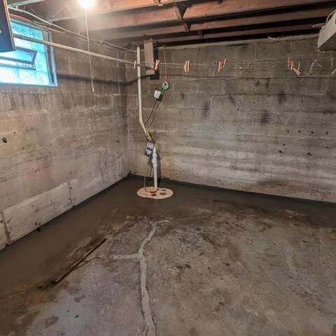 Upgraded Sump Pump System