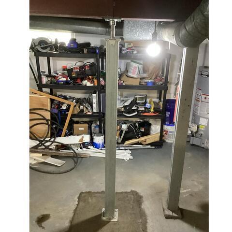 Newly Added Basement Supports