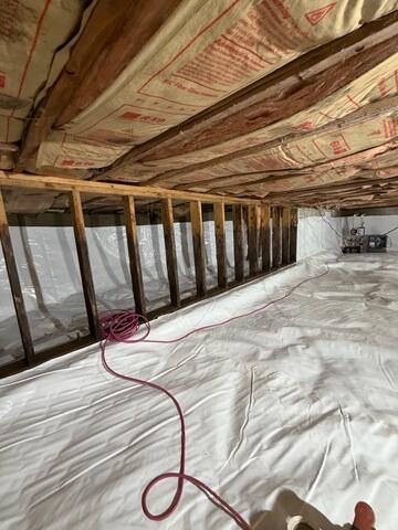 A Bright, Dry Crawl Space with CleanSpace, SaniDry Sedona and TripleSafe