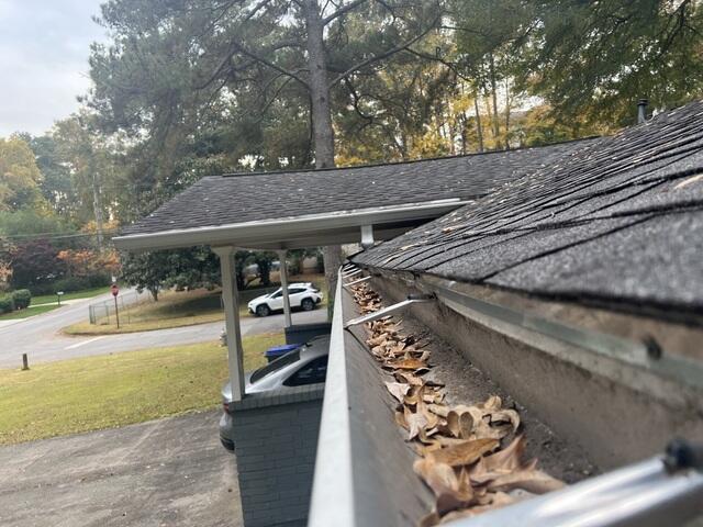 Clogged gutters