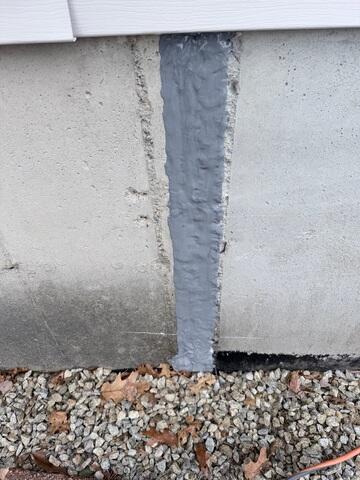 Foundation Crack Seal
