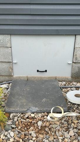 New Crawl Space Door