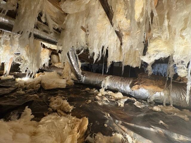 Crawl Space During Inspection