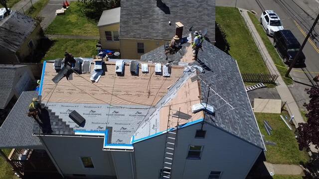 Shingle Installation From Above