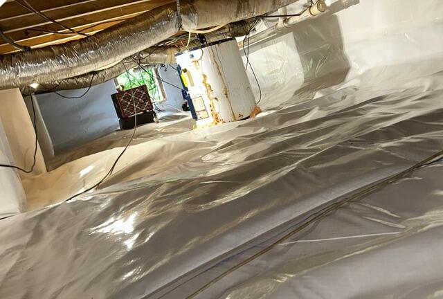 Full Encapsulation and SaniDry Sedona Dehumidifier
