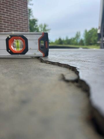 Unlevel Concrete