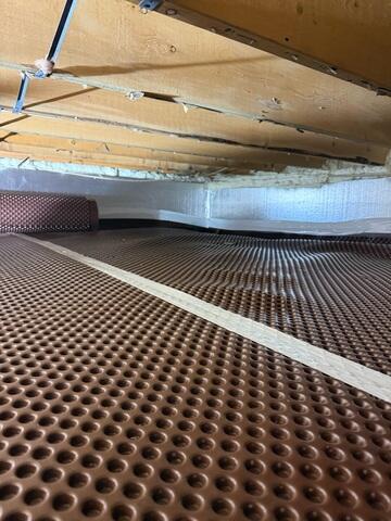 Draining Matting and SilverGlo Insulation