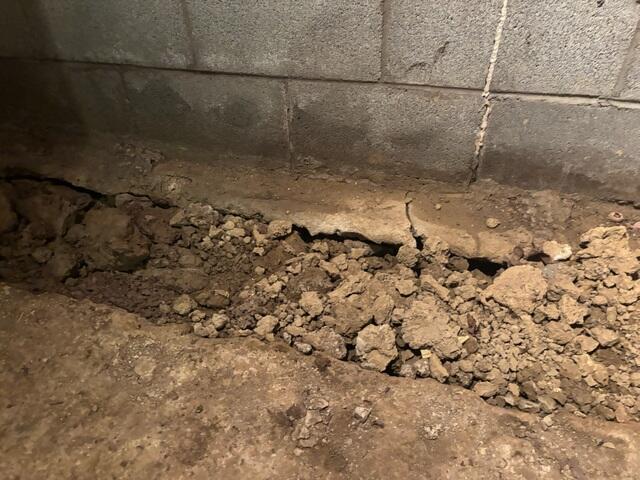 Interior Drainage Installation