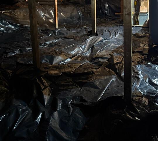 6 Mil Black Plastic Vapor Barrier