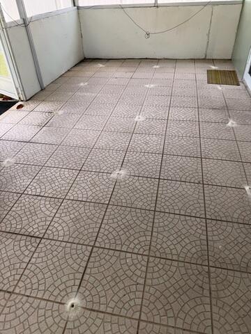 Concrete Patio Stabilized