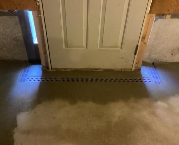 TrenchDrain Grated Basement Drain