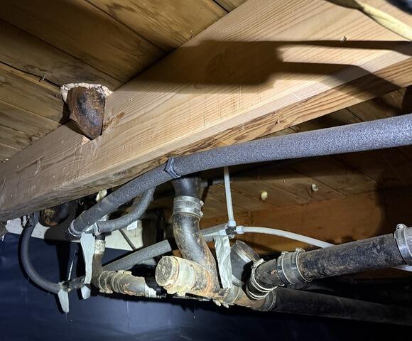 "Sistered" Joist