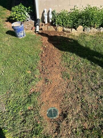Drainage System Install Complete