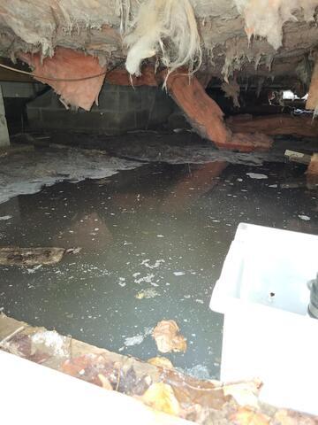 Flooded Crawlspace