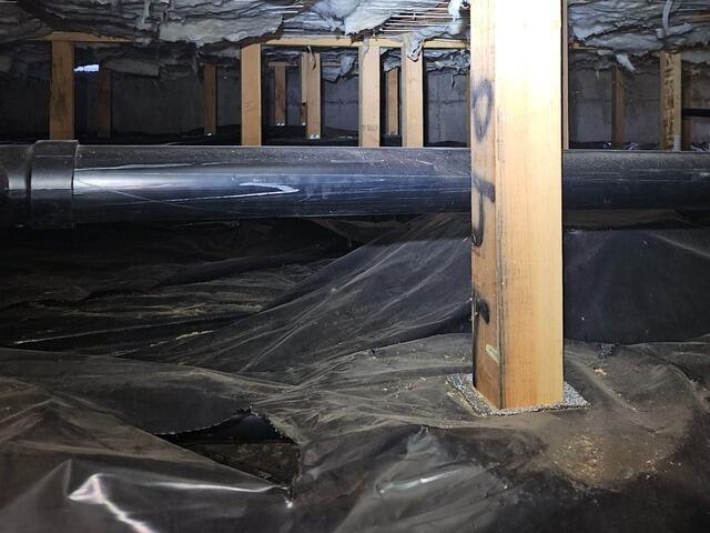 Ripped Vapor Barrier