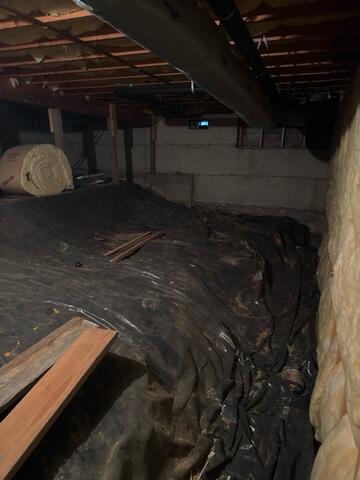 Dirty, Dreary Crawl Space