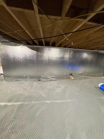 Drainage Matting is Installed