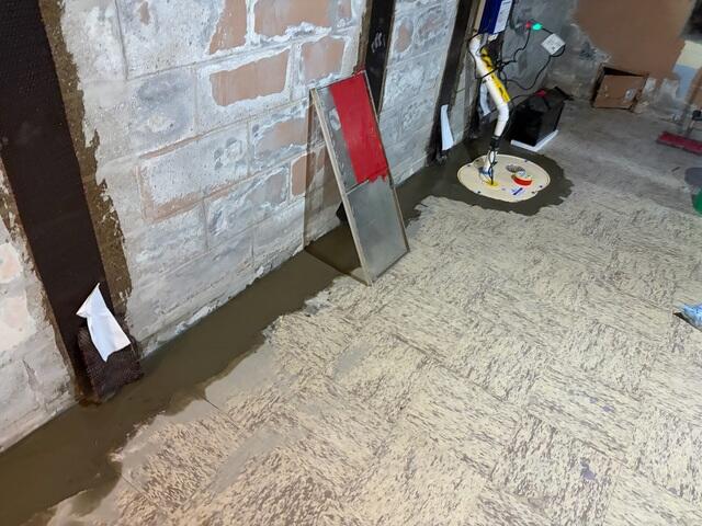 Upgraded Sump Pump System