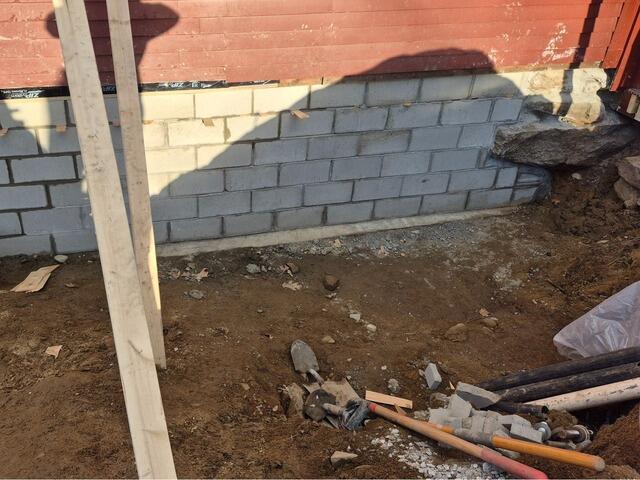 Masonry Foundation Wall Rebuild