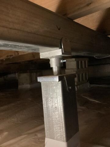 Crawl Space Support Post