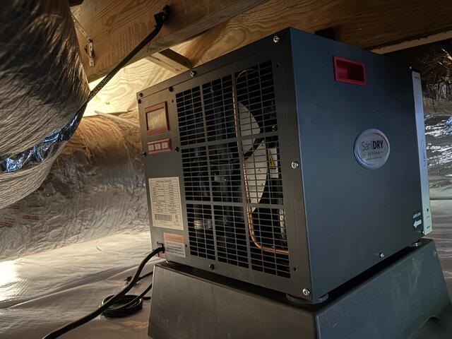 The SaniDry Sedona Dehumidifier