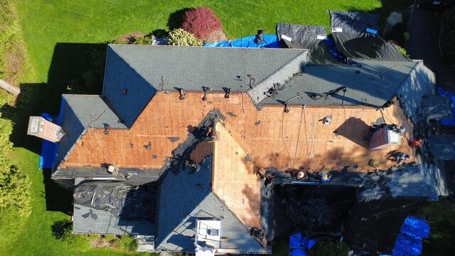 Old Shingles Removed