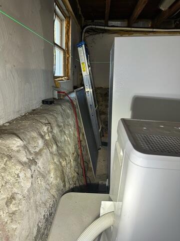 Deteriorating Fieldstone Foundation Walls