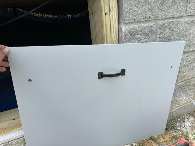 New Crawl Space Door
