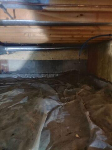 Nasty, dirty crawl space