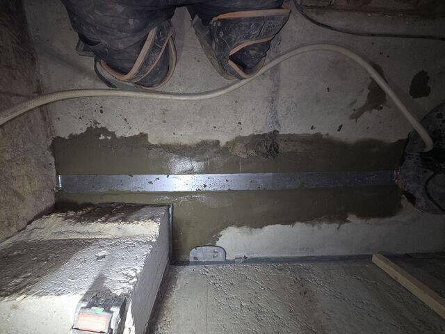 TrenchDrain Installation in Progress