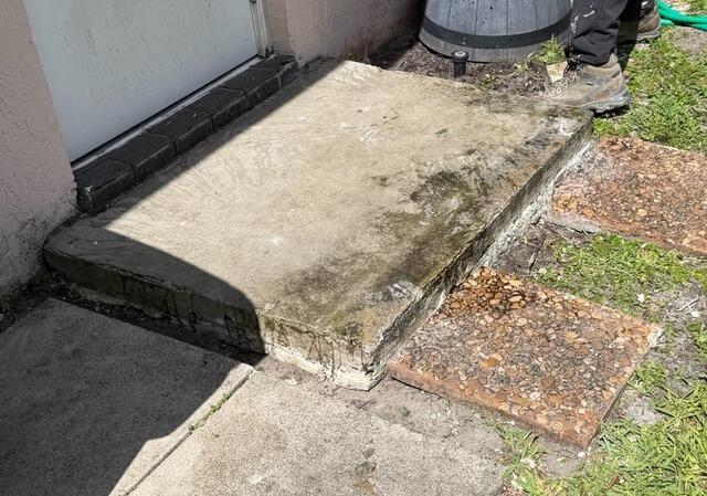 Concrete Slab Stabilized