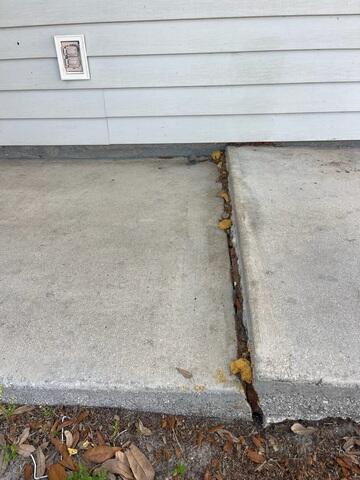 Concrete Tripping Hazard