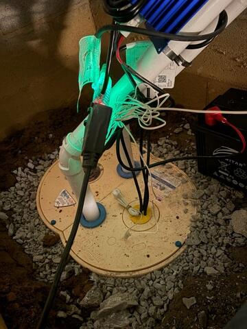 TripleSafe Sump Pump Installed