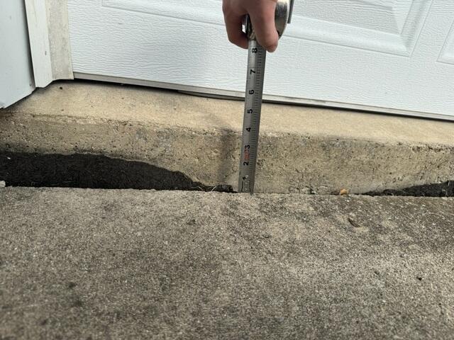 Unleveled Driveway