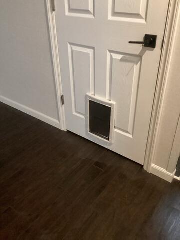 Custom pet door