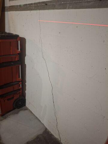 Large Crack in Foundation Wall