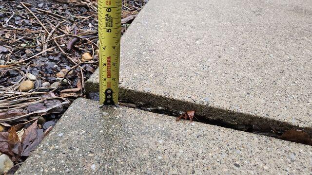 Sidewalk Before Woods Basement Systems