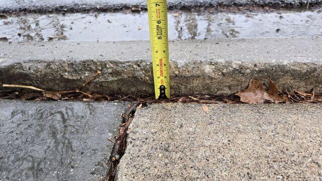 Driveway Before Repair