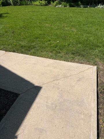 Large Crack Repaired By Woods Basement Systems
