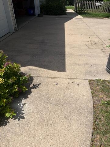 Leveled and Sealed Driveway