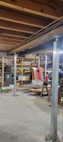 Installed Push Piers