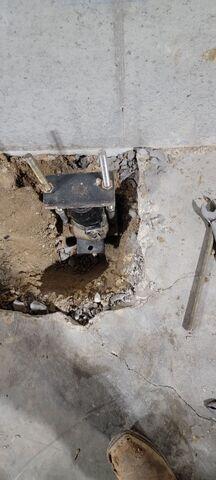 Installation Of Push Pier
