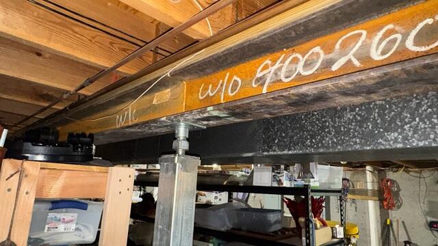Push Pier Installed